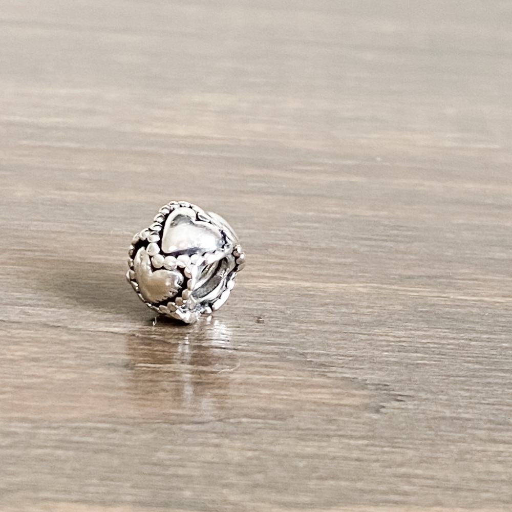 Pandora Everlasting Love Hearts Charm Sterling Silver